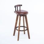 Tabourets de bar pivotants modernes en cuir, hauteur bar