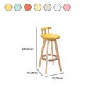 Tabourets de bar pivotants modernes en cuir, hauteur bar
