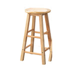 Tabourets de bar modernes en bois, hauteur comptoir