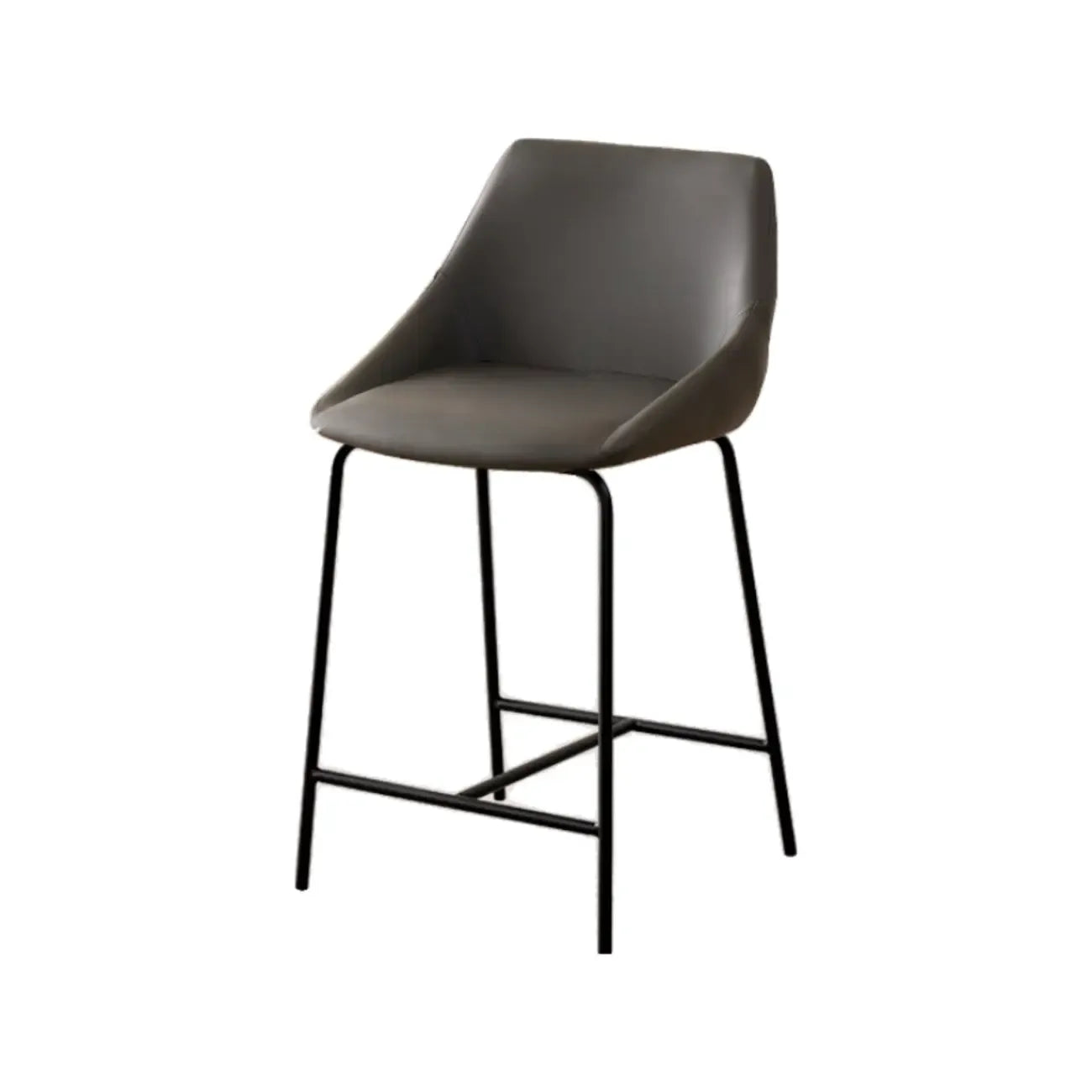 Tabourets de bar modernes en cuir réglables au comptoir