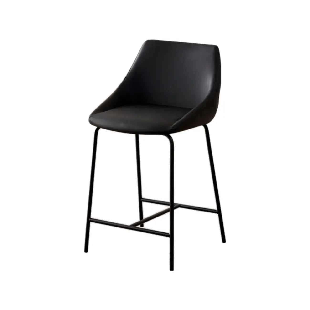 Tabourets de bar modernes en cuir réglables au comptoir