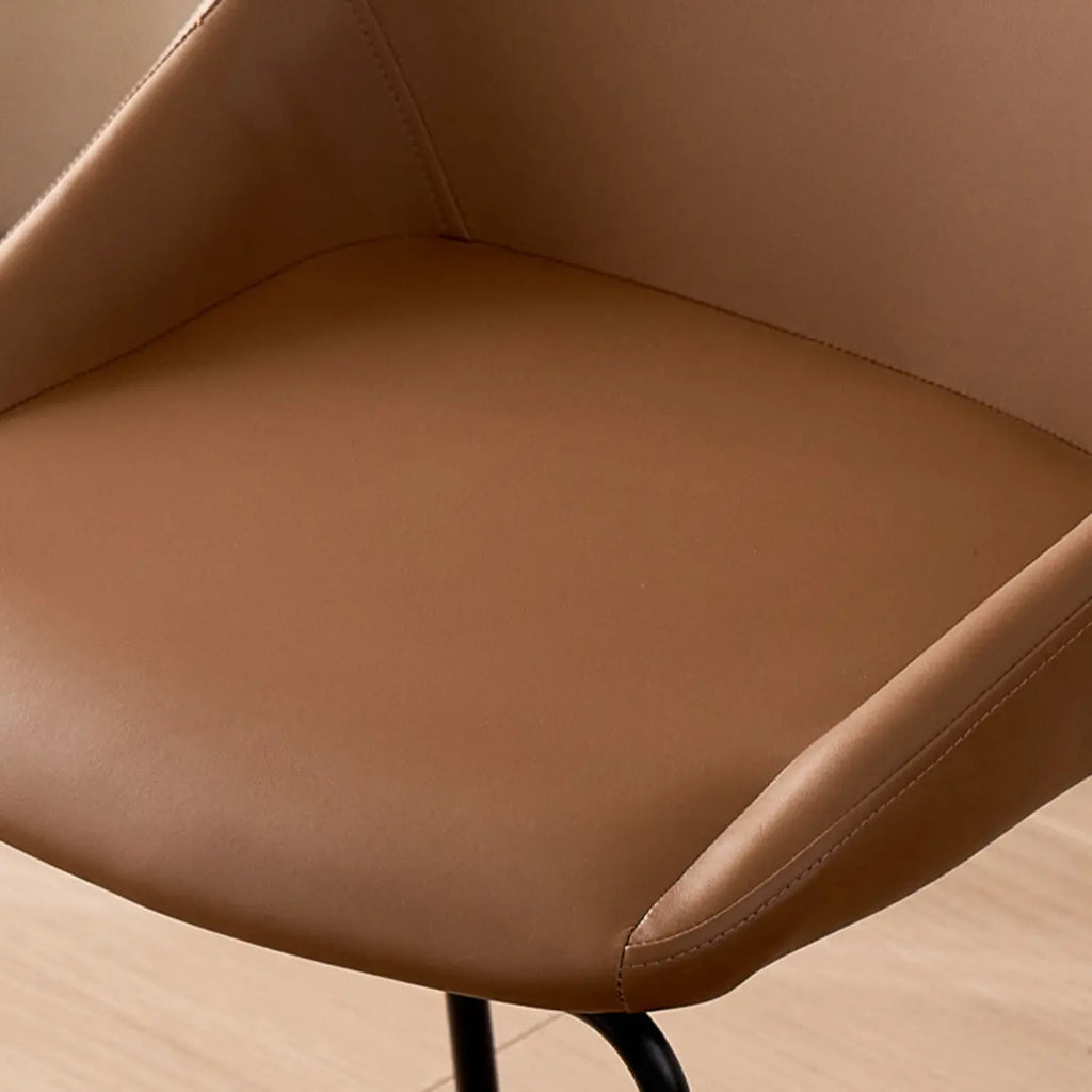 Tabourets de bar modernes en cuir réglables au comptoir