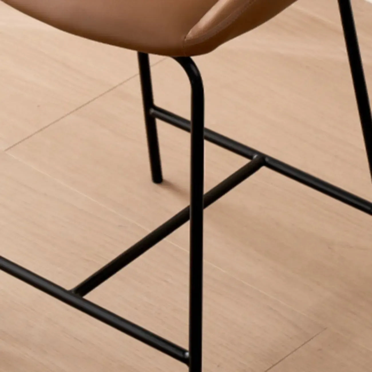Tabourets de bar modernes en cuir réglables au comptoir