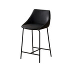 Tabourets de bar modernes en cuir réglables au comptoir