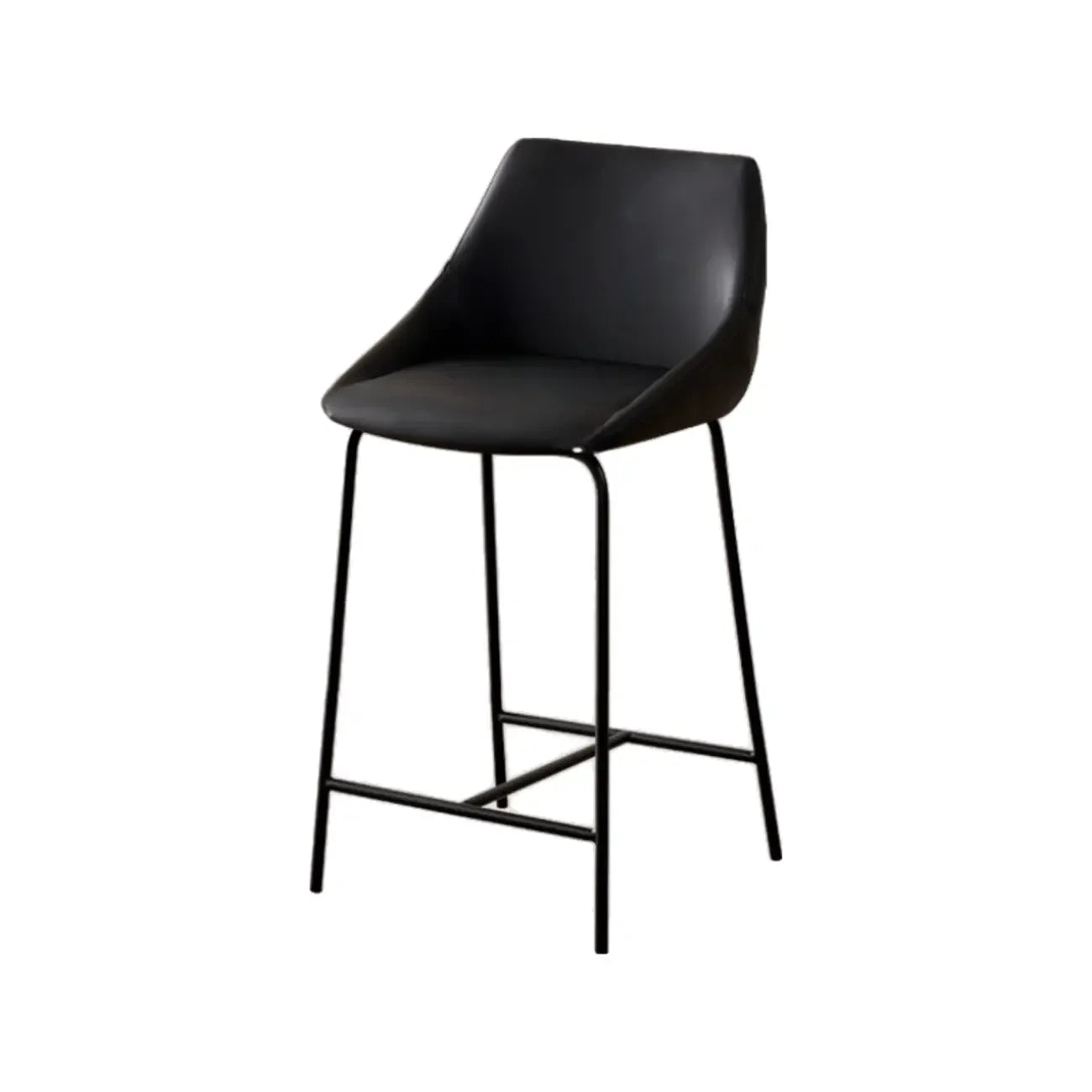 Tabourets de bar modernes en cuir réglables au comptoir