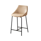 Tabourets de bar modernes en cuir réglables au comptoir