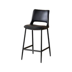Tabourets de bar modernes en cuir réglables au comptoir