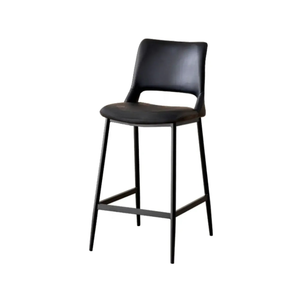 Tabourets de bar modernes en cuir réglables au comptoir