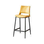 Tabourets de bar modernes en cuir réglables au comptoir