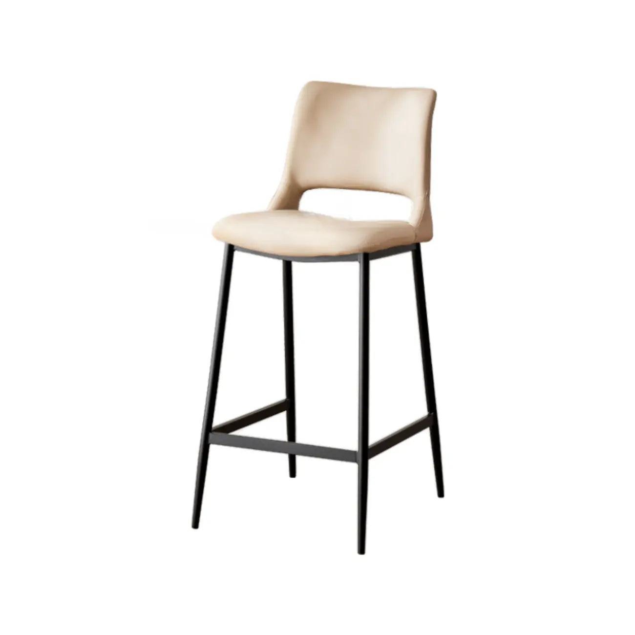 Tabourets de bar modernes en cuir réglables au comptoir