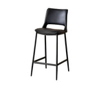Tabourets de bar modernes en cuir réglables au comptoir