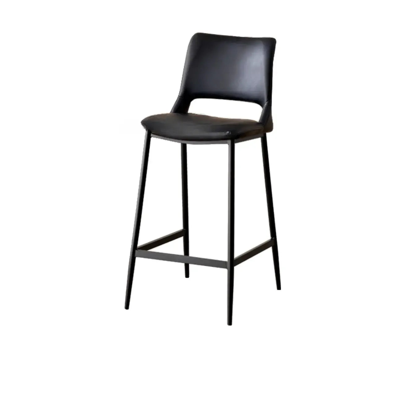 Tabourets de bar modernes en cuir réglables au comptoir