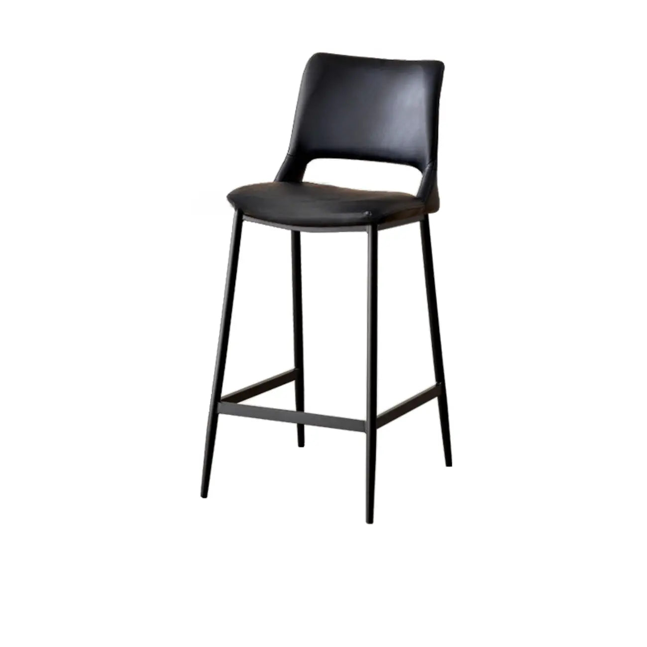 Tabourets de bar modernes en cuir réglables au comptoir