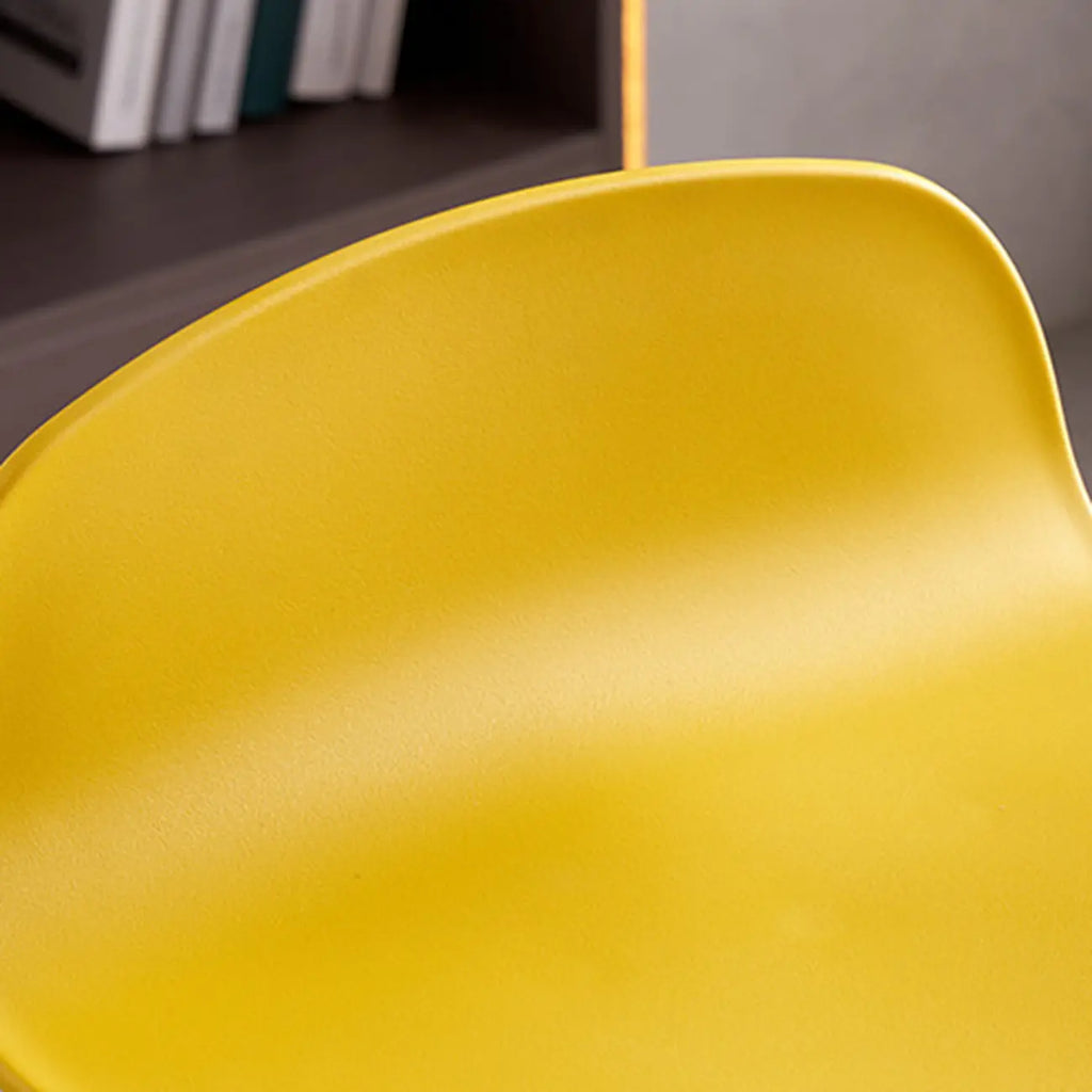 Tabourets de bar modernes en plastique sans accoudoirs, hauteur bar