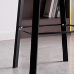 Tabourets de bar modernes en plastique sans accoudoirs, hauteur bar