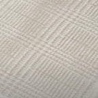 Fauteuils minimalistes en sherpa à dossier ouvert et accoudoirs rembourrés