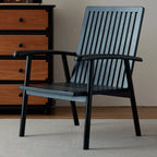 Fauteuil contemporain en cuir véritable marron rembourré