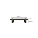 Banc de chambre moderne et élégant, recouvert de tissu