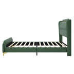 Lit rembourré moderne en cuir PU Uphou par Christopher Knight Home