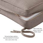 Ensemble de 2 coussins d'extérieur Sunbrella Premium pour siège profond