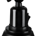 Applique murale conique à bras articulé en métal à 1 lumière