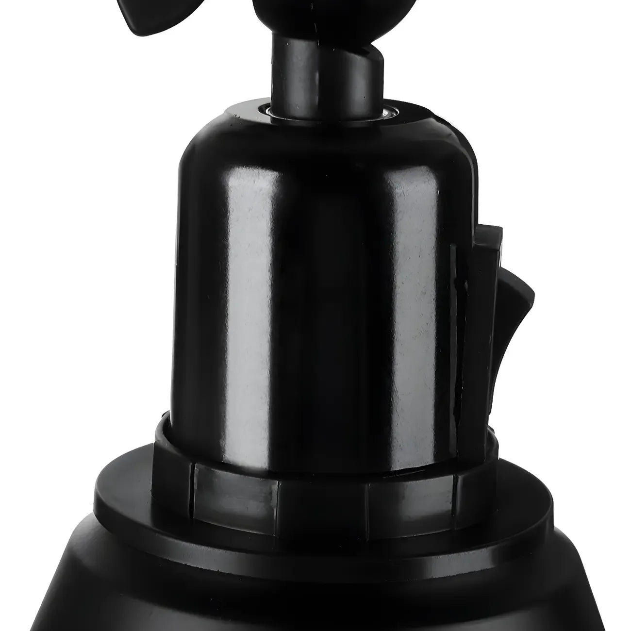 Applique murale conique à bras articulé en métal à 1 lumière