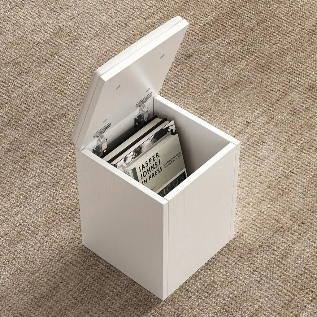 Table basse pliable à plateau relevable avec 4 tabourets et rangement