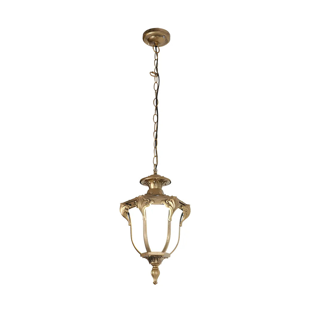 Suspension solaire d'extérieur vintage en forme de cloche avec chargeur USB