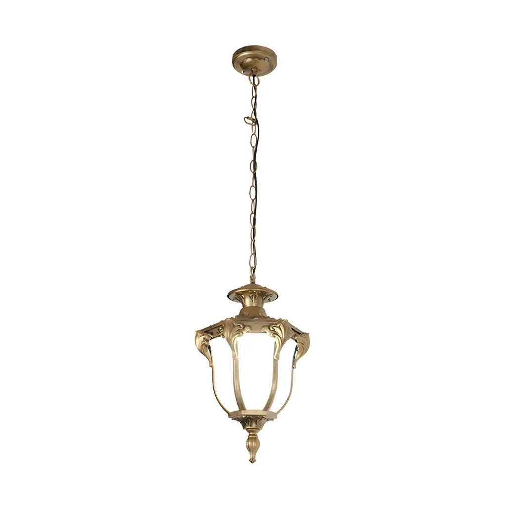 Suspension solaire d'extérieur vintage en forme de cloche avec chargeur USB