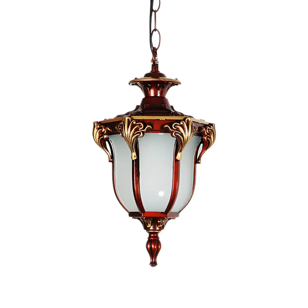 Suspension solaire d'extérieur vintage en forme de cloche avec chargeur USB