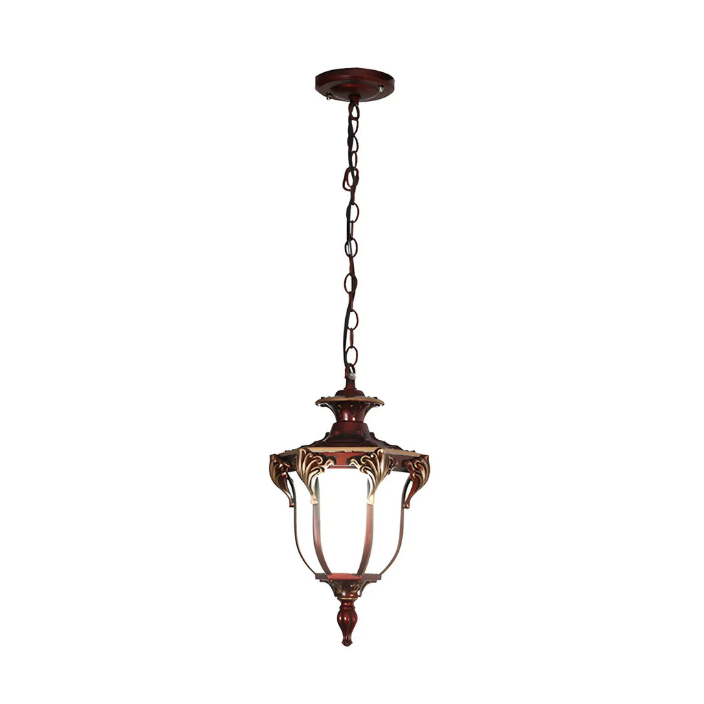 Suspension solaire d'extérieur vintage en forme de cloche avec chargeur USB