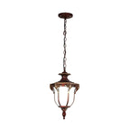 Suspension solaire d'extérieur vintage en forme de cloche avec chargeur USB