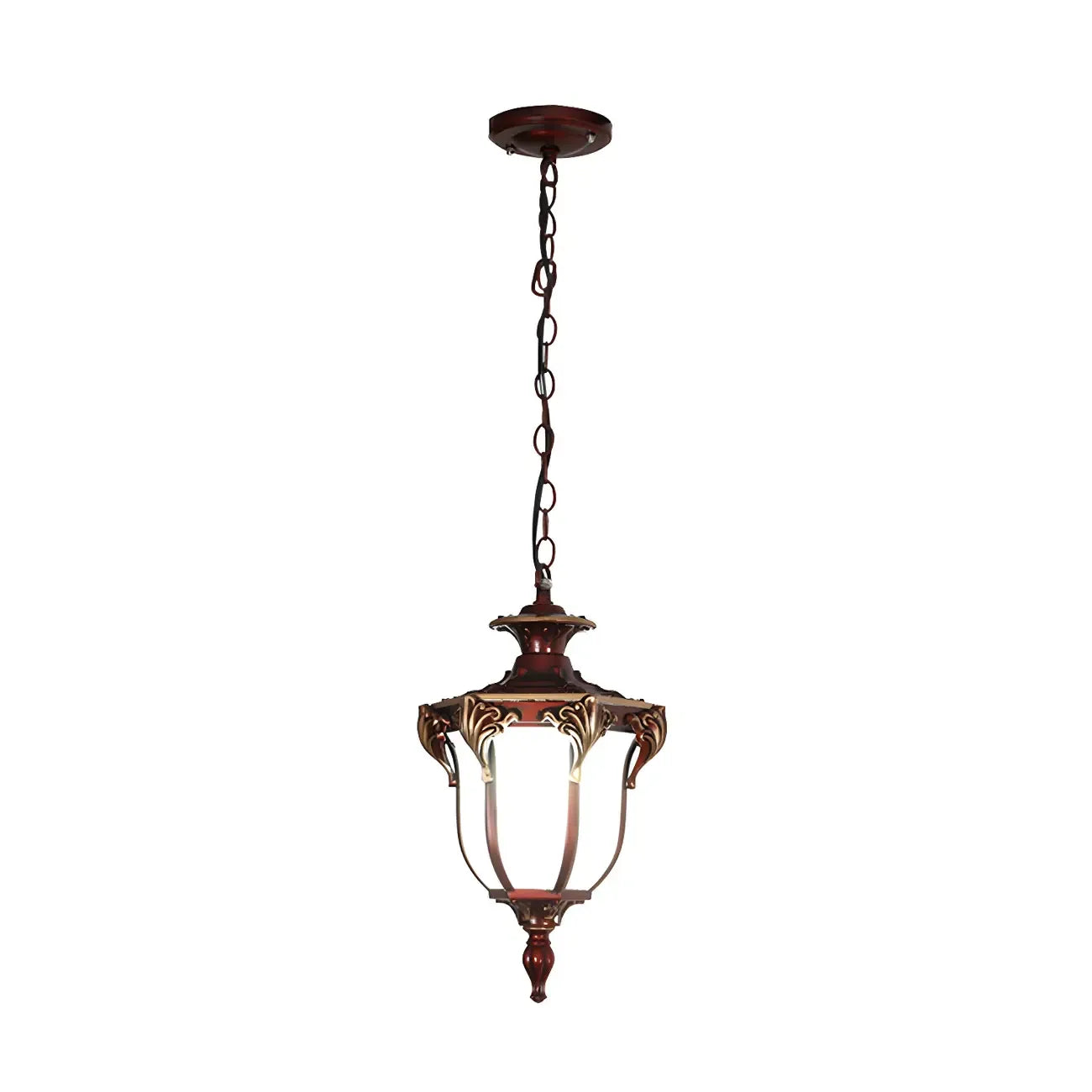 Suspension solaire d'extérieur vintage en forme de cloche avec chargeur USB