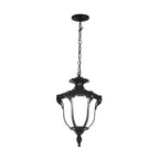 Suspension solaire d'extérieur vintage en forme de cloche avec chargeur USB