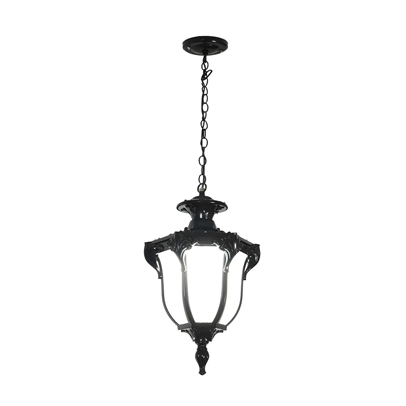 Suspension solaire d'extérieur vintage en forme de cloche avec chargeur USB