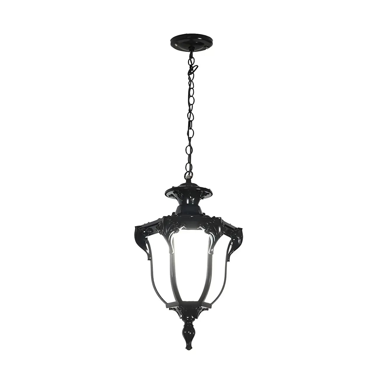 Suspension solaire d'extérieur vintage en forme de cloche avec chargeur USB