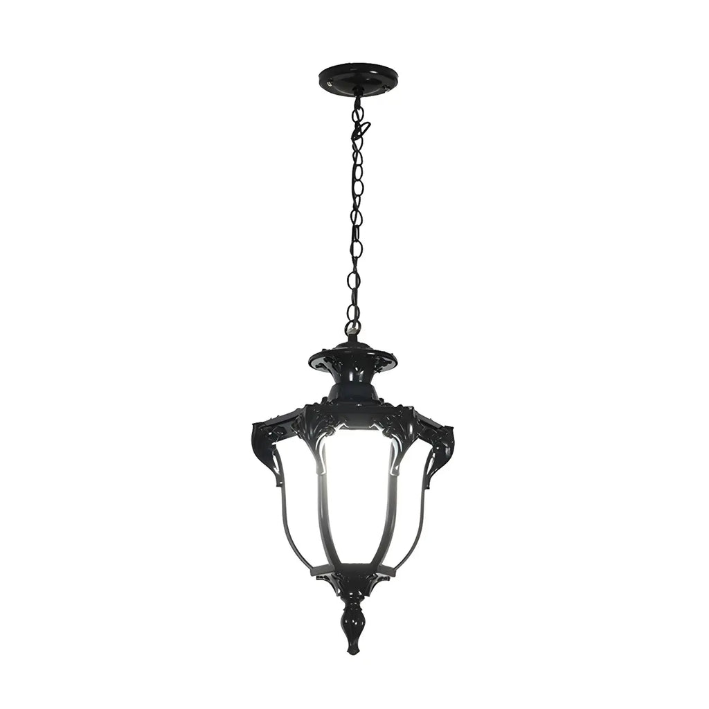 Suspension solaire d'extérieur vintage en forme de cloche avec chargeur USB