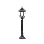 Lanterne de poteau vintage en métal durable pour éclairage paysager