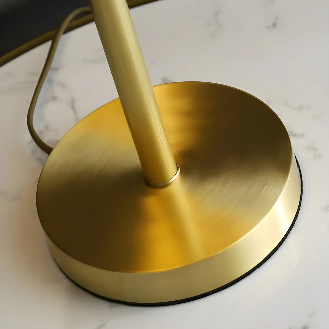 Lampe de chevet globe en verre doré à 3 couleurs et intensité variable