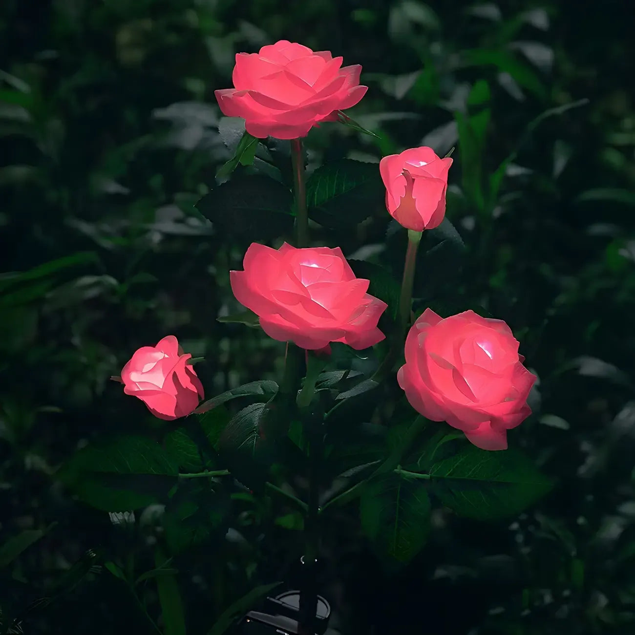 Éclairage décoratif floral multicolore à pointes pour paysage