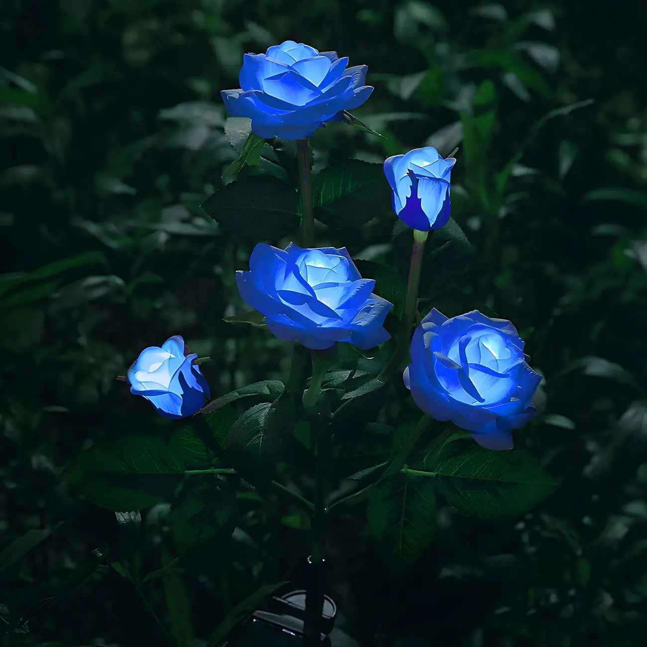 Éclairage décoratif floral multicolore à pointes pour paysage