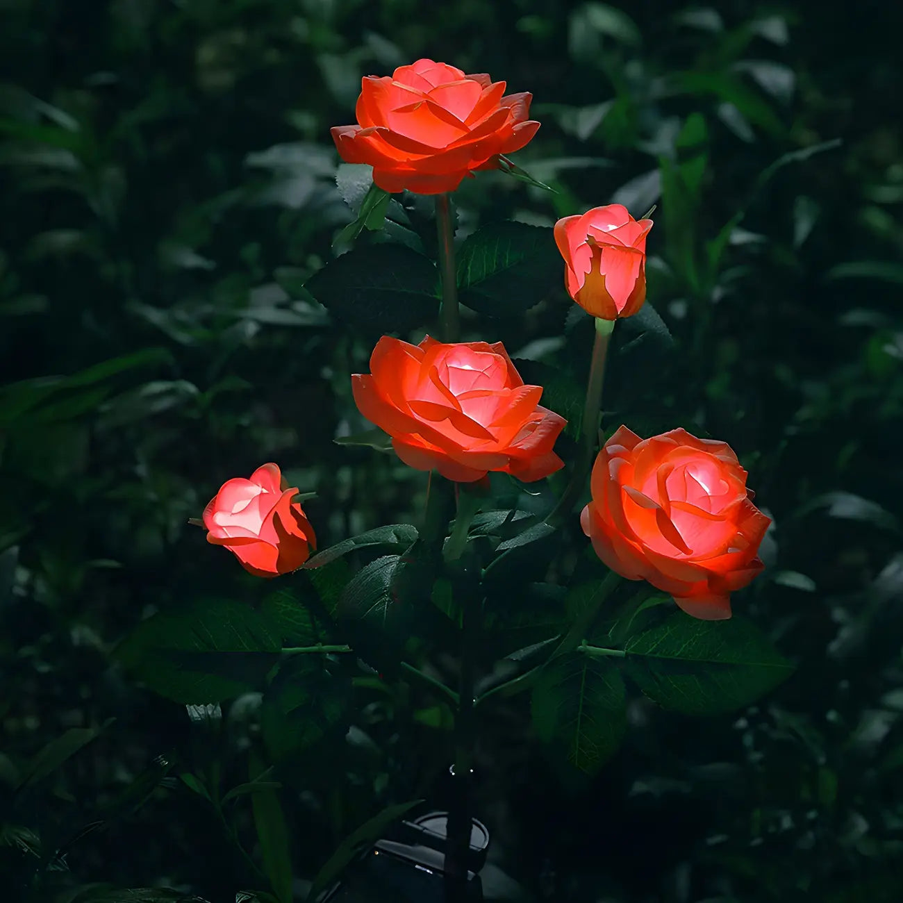 Éclairage décoratif floral multicolore à pointes pour paysage