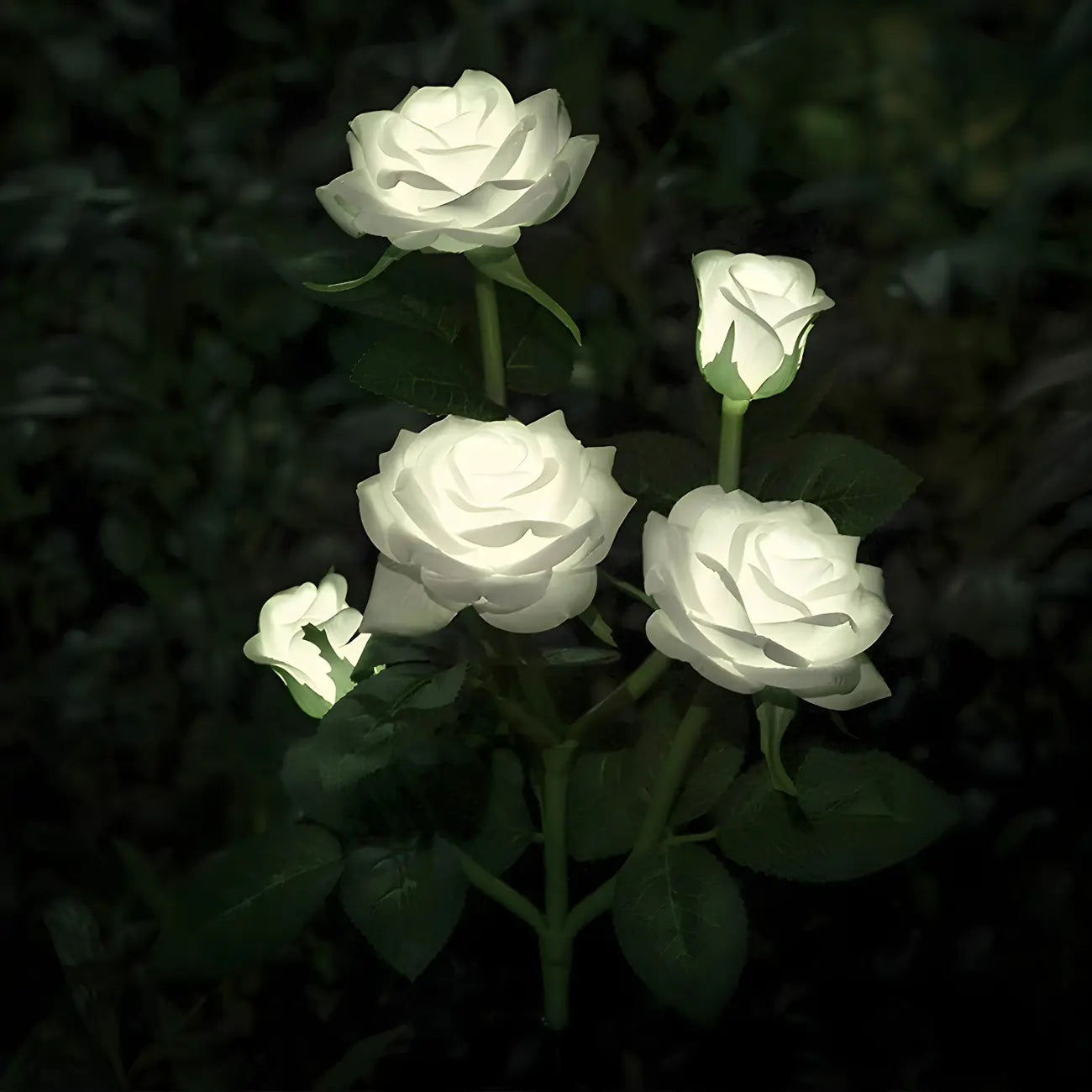 Éclairage décoratif floral multicolore à pointes pour paysage