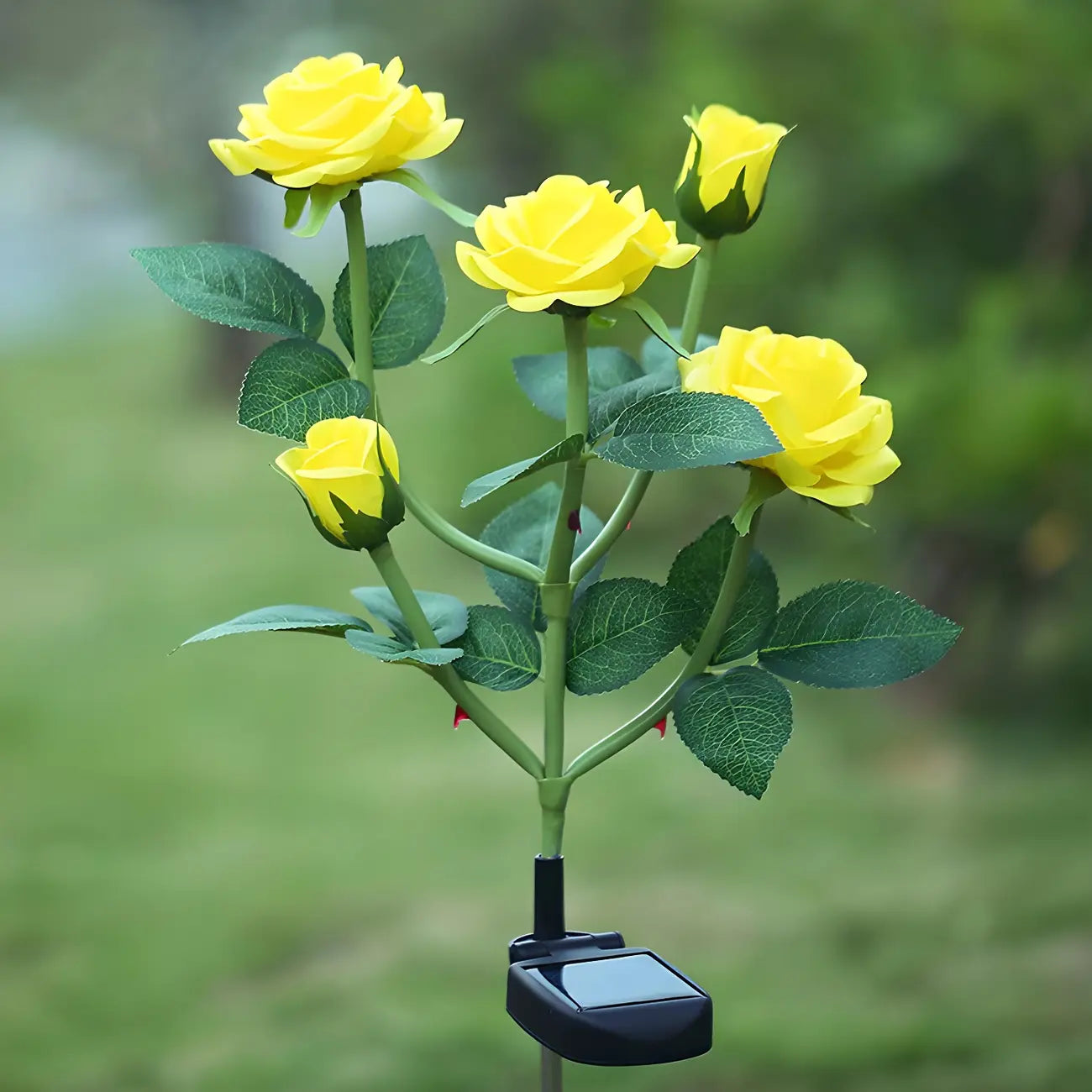 Éclairage décoratif floral multicolore à pointes pour paysage