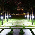 Éclairage paysager minimaliste à LED étanche pour allée