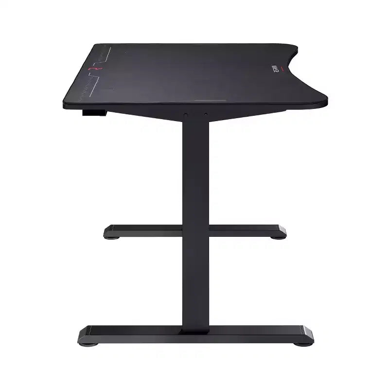 Bureau de gamer RESPAWN 1048 noir : structure métallique robuste, surface en MDF, sans rangement, assemblage par un adulte requis