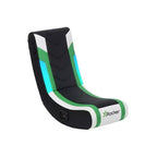 X Rocker Horizon Sedia da Gaming a Dondolo con Audio LED RGB Verde/Nero/Bianco