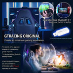 Sedia da gaming GTRACING con altoparlanti Bluetooth, sedia da ufficio in PU con schienale alto, viola