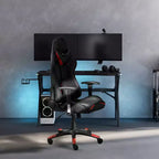 Sedia Gaming Brassex 52" Lucas Nera/Rossa