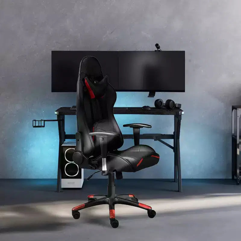 Sedia Gaming Brassex 52" Lucas Nera/Rossa